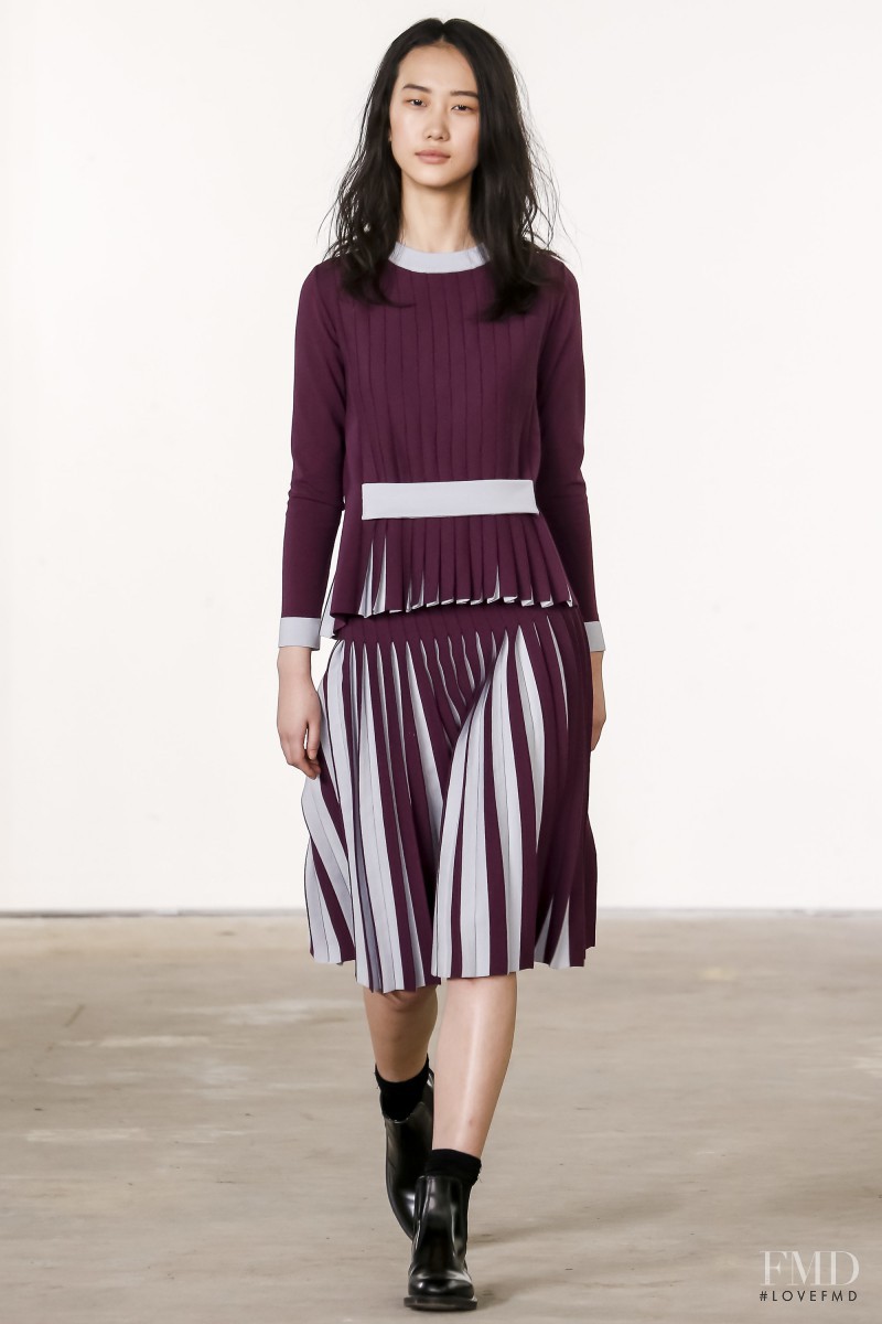 Jiaye Wu featured in  the Orley fashion show for Autumn/Winter 2016