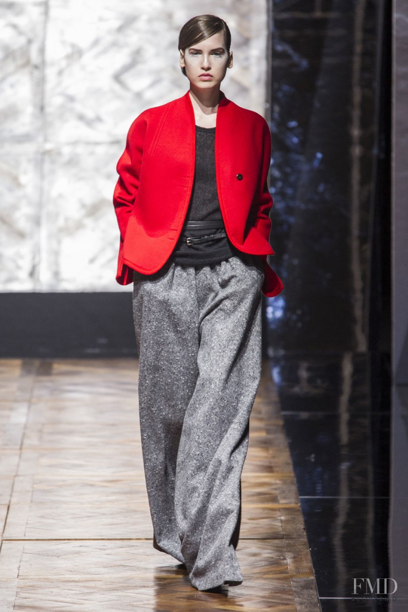 Saskia Buda featured in  the Pascal Millet fashion show for Autumn/Winter 2016