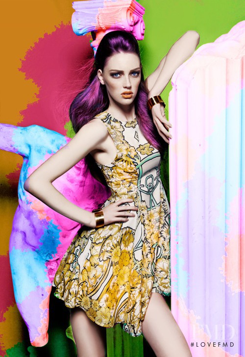 Kaila Hart featured in  the Alice McCall advertisement for Pre-Spring 2013