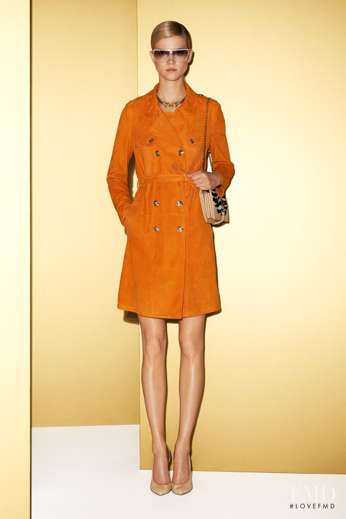 Kasia Struss featured in  the Gucci fashion show for Resort 2012