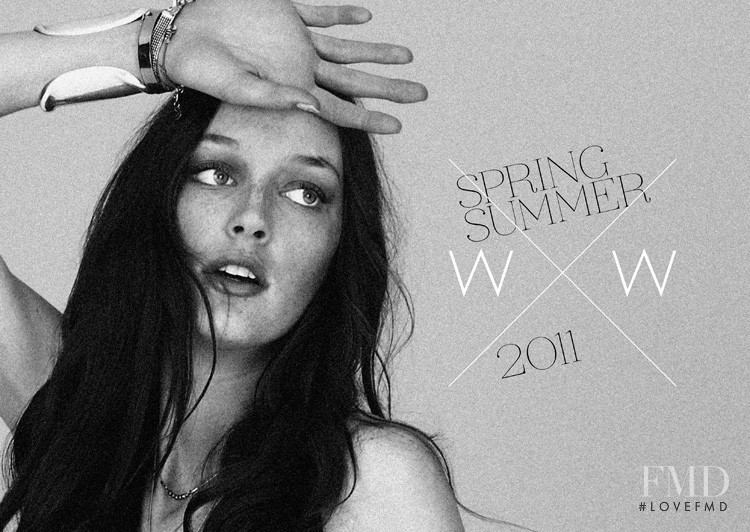 Kaila Hart featured in  the Watson x Watson advertisement for Spring/Summer 2011