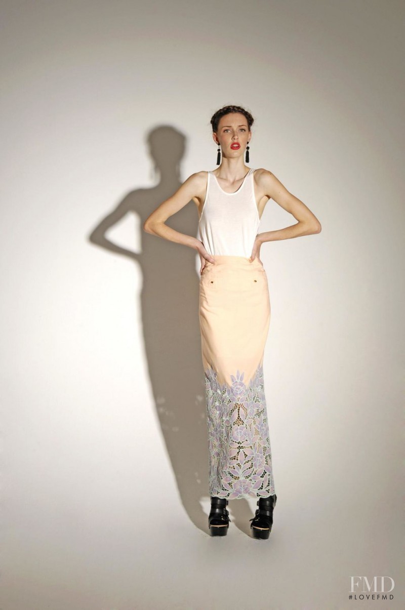 Kaila Hart featured in  the Alice McCall Sphinxes Without Secrets lookbook for Spring/Summer 2012