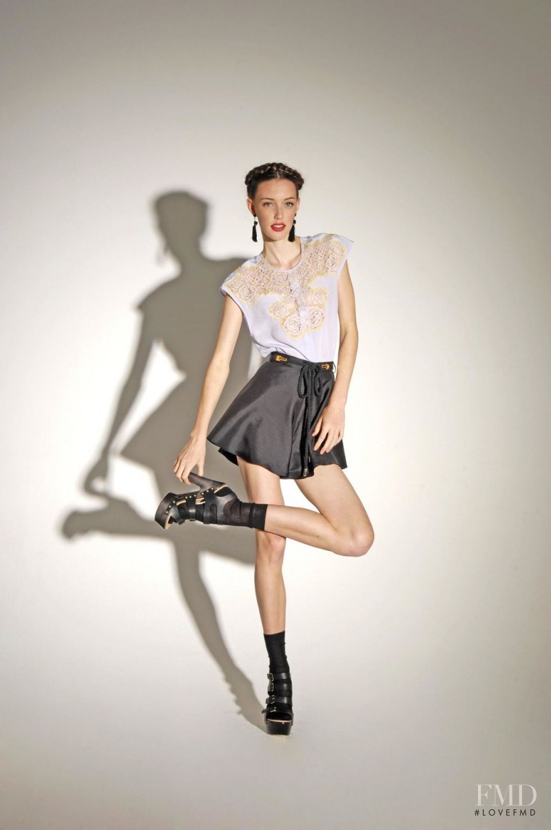 Kaila Hart featured in  the Alice McCall Sphinxes Without Secrets lookbook for Spring/Summer 2012