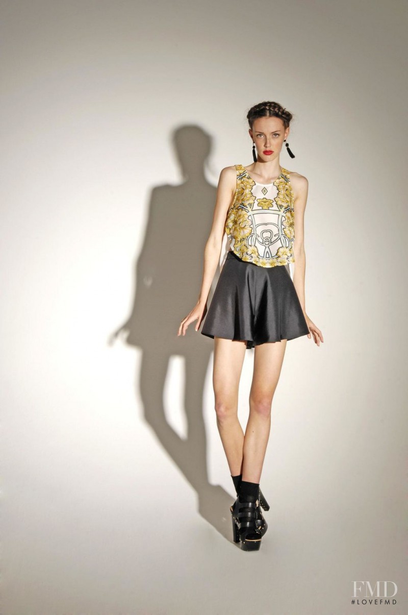 Kaila Hart featured in  the Alice McCall Sphinxes Without Secrets lookbook for Spring/Summer 2012