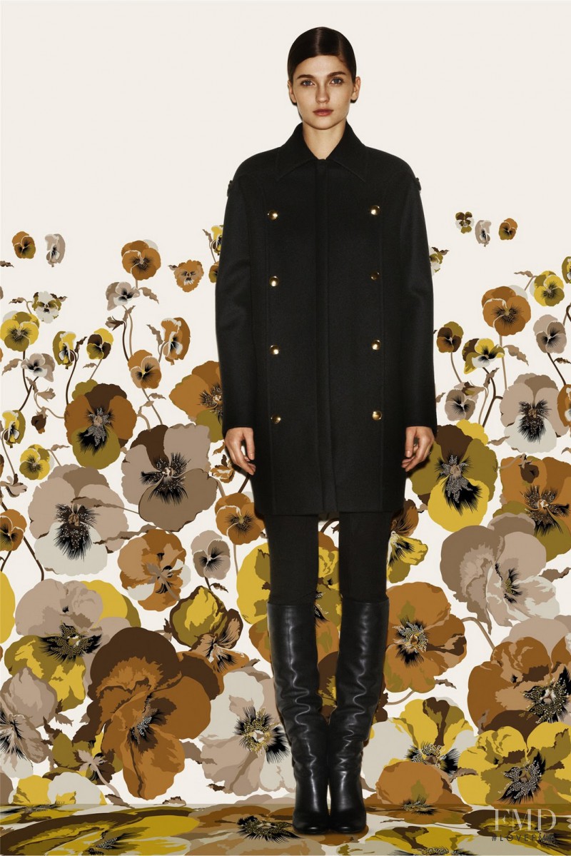 Ella Kandyba featured in  the Gucci lookbook for Pre-Fall 2012