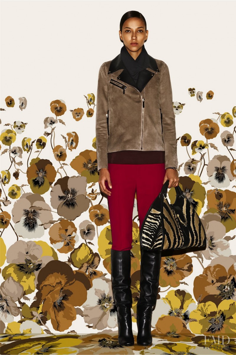 Daniela Alves featured in  the Gucci lookbook for Pre-Fall 2012