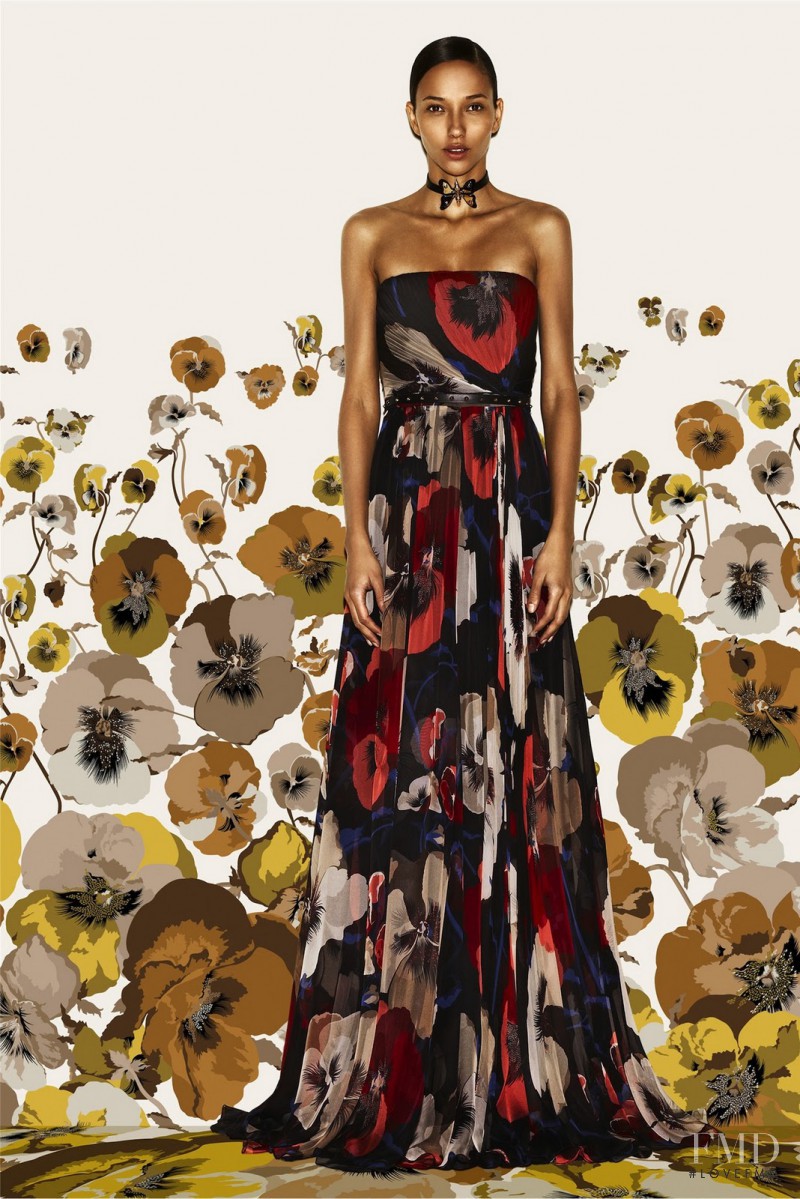 Daniela Alves featured in  the Gucci lookbook for Pre-Fall 2012