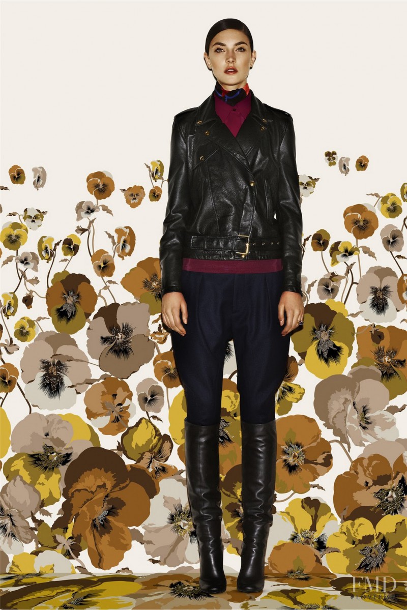 Jacquelyn Jablonski featured in  the Gucci lookbook for Pre-Fall 2012