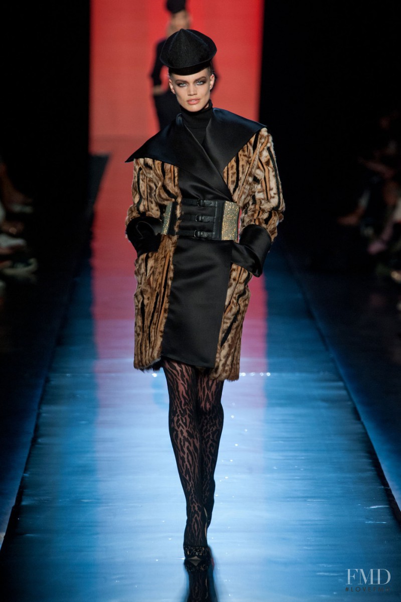 Rianne ten Haken featured in  the Jean Paul Gaultier Haute Couture fashion show for Autumn/Winter 2013