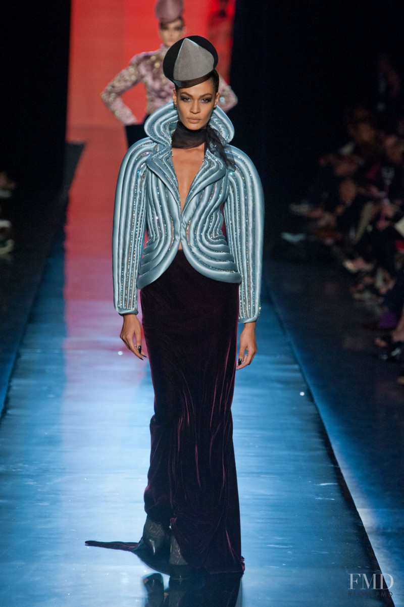 Joan Smalls featured in  the Jean Paul Gaultier Haute Couture fashion show for Autumn/Winter 2013