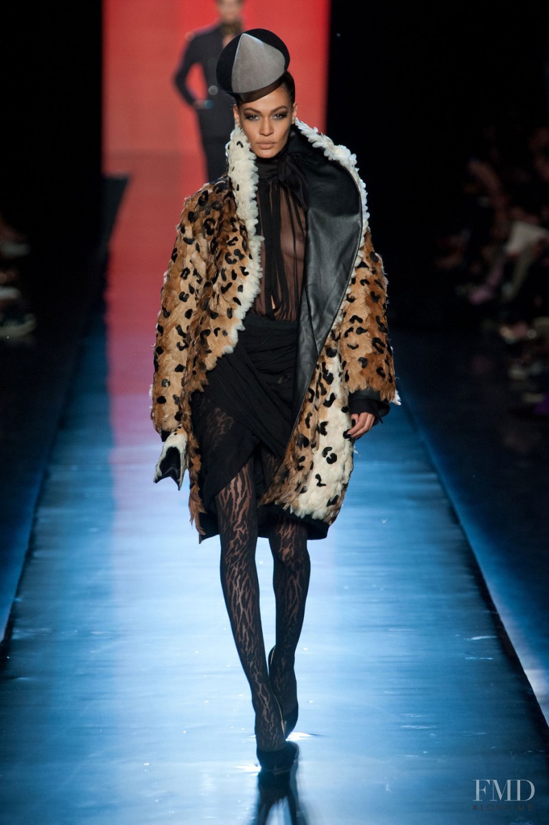 Joan Smalls featured in  the Jean Paul Gaultier Haute Couture fashion show for Autumn/Winter 2013