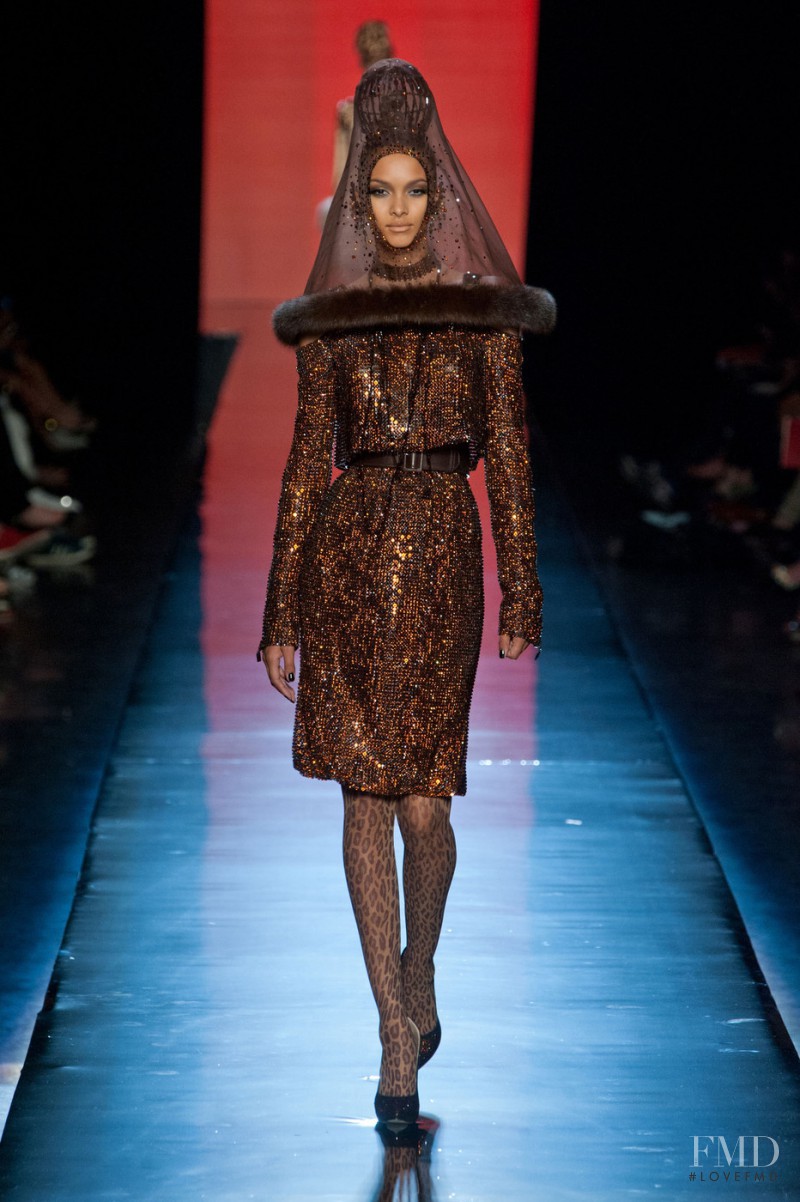 Lais Ribeiro featured in  the Jean Paul Gaultier Haute Couture fashion show for Autumn/Winter 2013