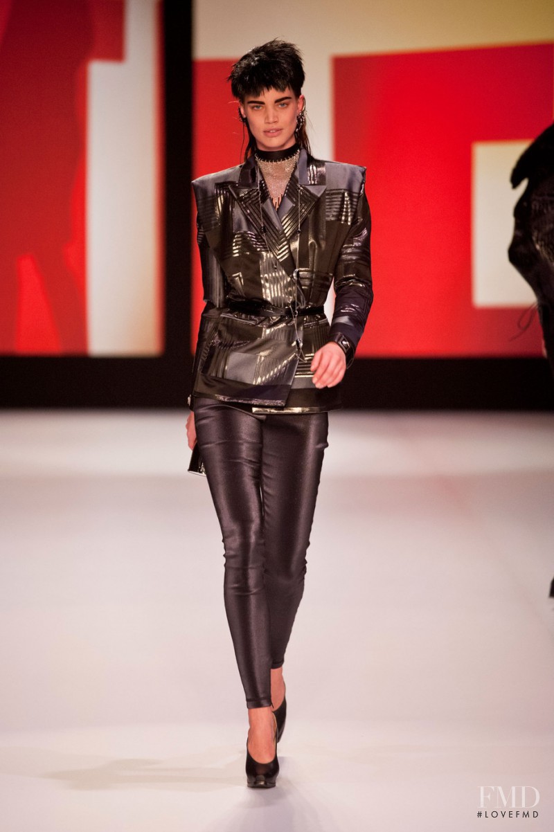 Rianne ten Haken featured in  the Jean-Paul Gaultier fashion show for Autumn/Winter 2013