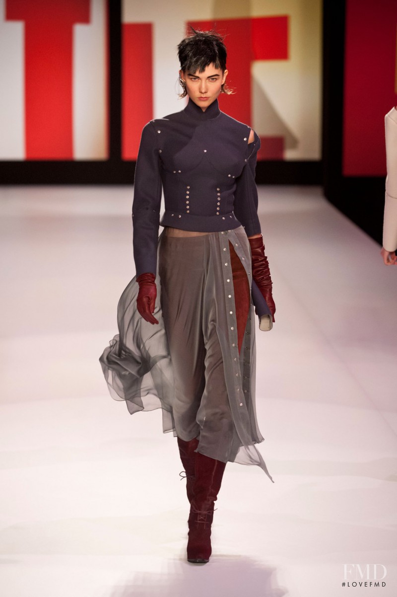 Karlie Kloss featured in  the Jean-Paul Gaultier fashion show for Autumn/Winter 2013