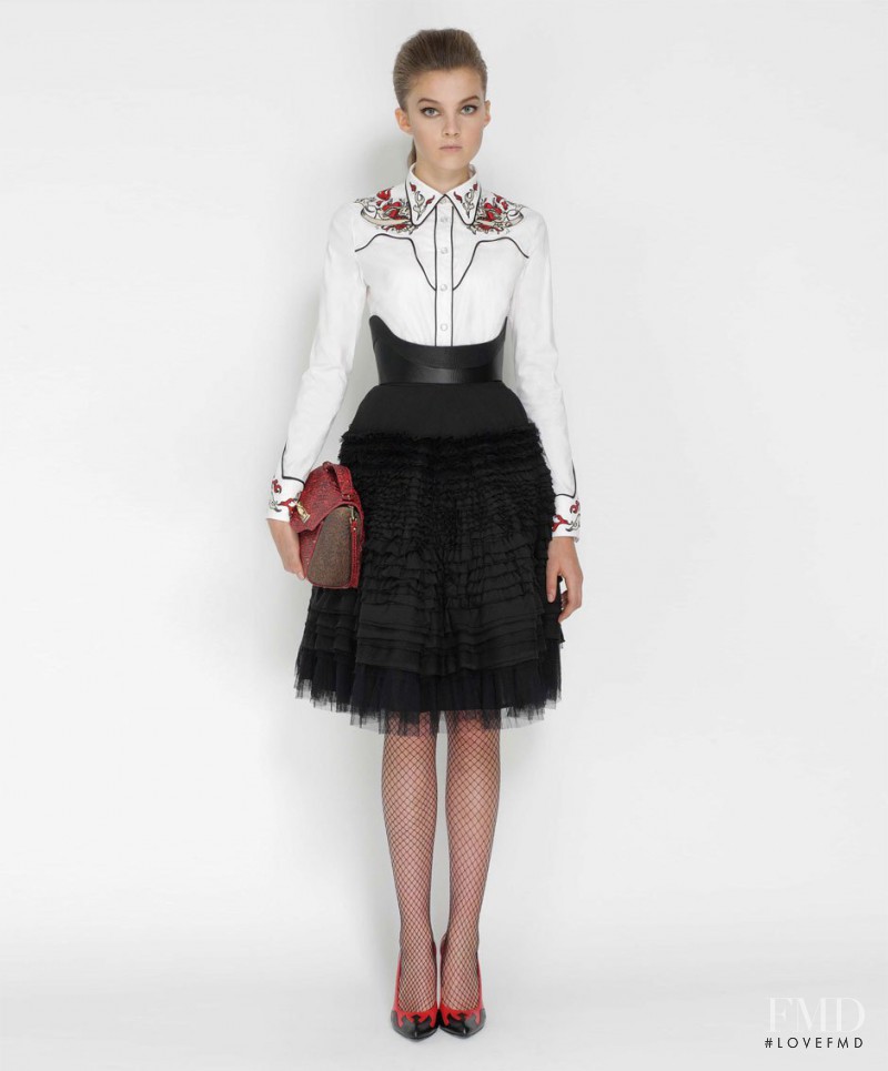 Charlotte Grace featured in  the McQ Alexander McQueen lookbook for Spring/Summer 2012