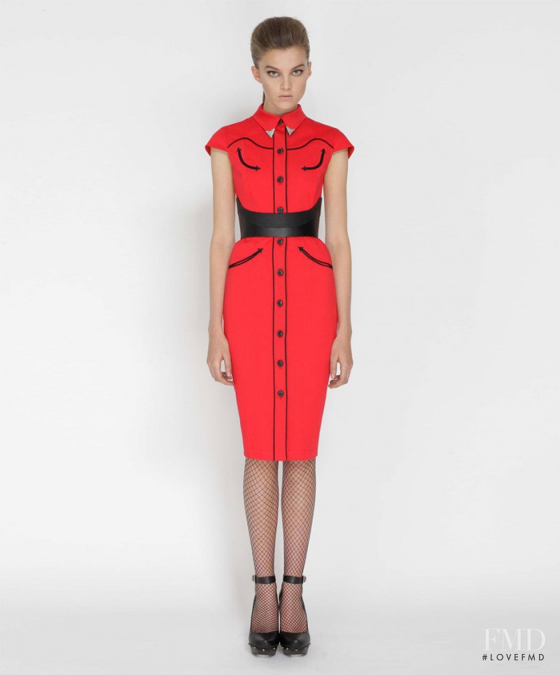 Charlotte Grace featured in  the McQ Alexander McQueen lookbook for Spring/Summer 2012