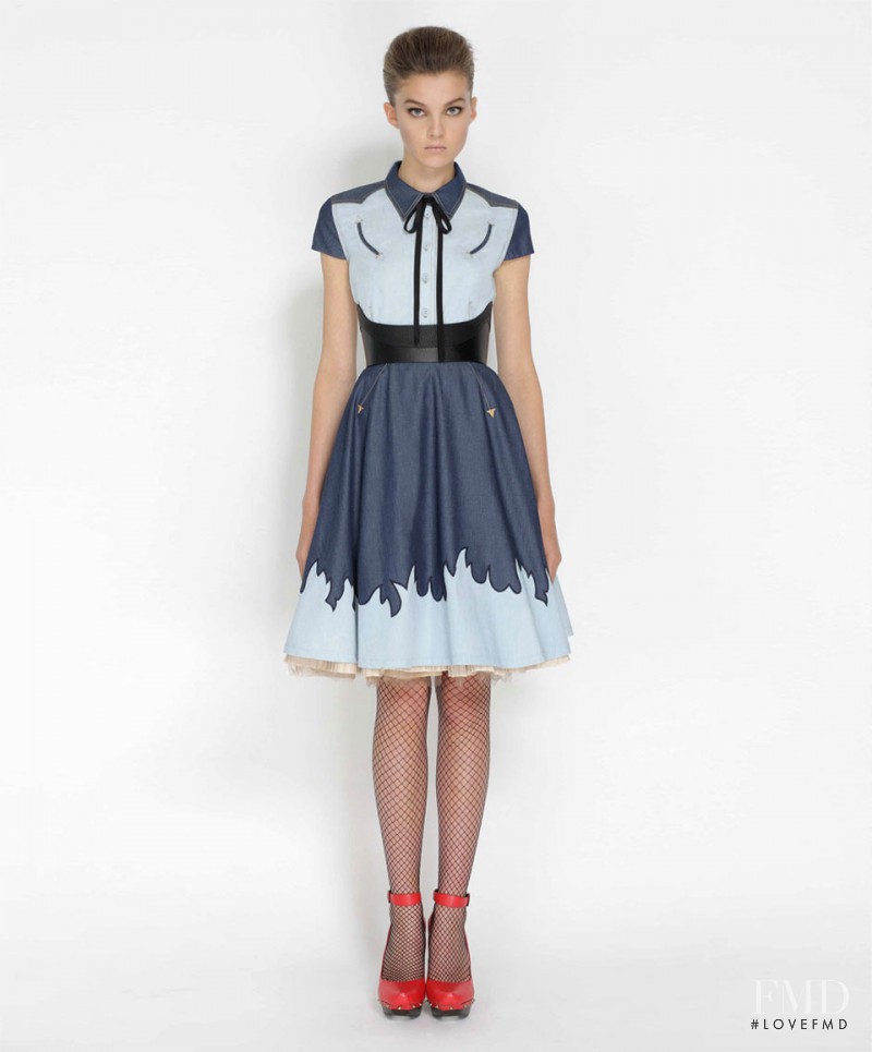 Charlotte Grace featured in  the McQ Alexander McQueen lookbook for Spring/Summer 2012