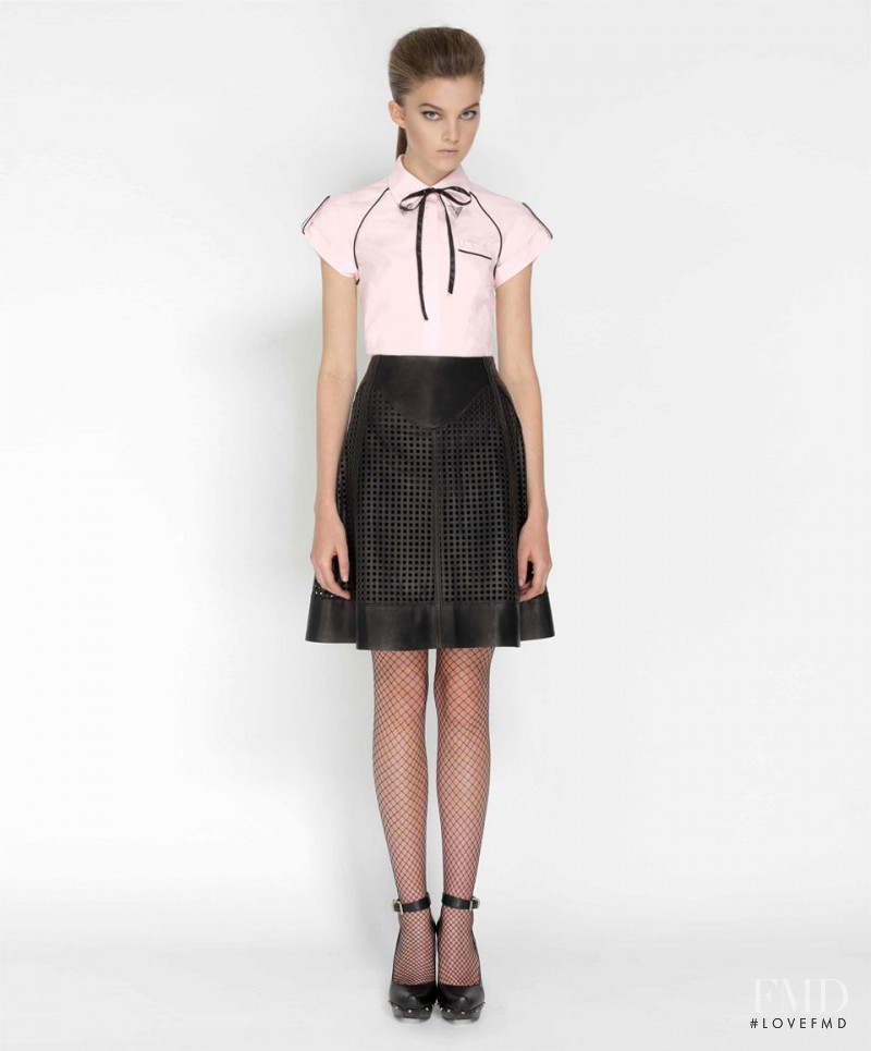 Charlotte Grace featured in  the McQ Alexander McQueen lookbook for Spring/Summer 2012