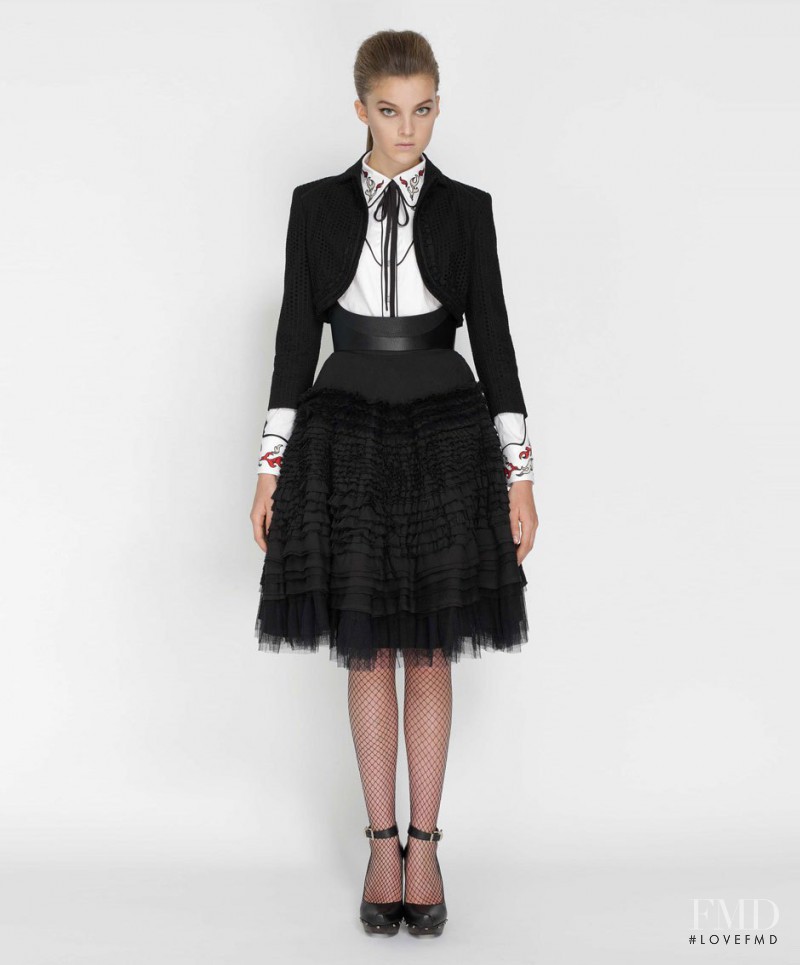 Charlotte Grace featured in  the McQ Alexander McQueen lookbook for Spring/Summer 2012