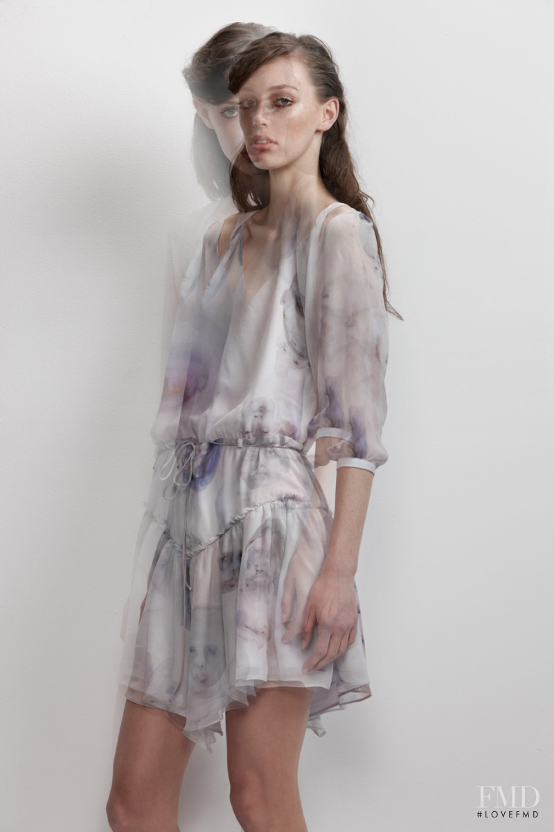 Kaila Hart featured in  the Therese Rawsthorne lookbook for Autumn/Winter 2012