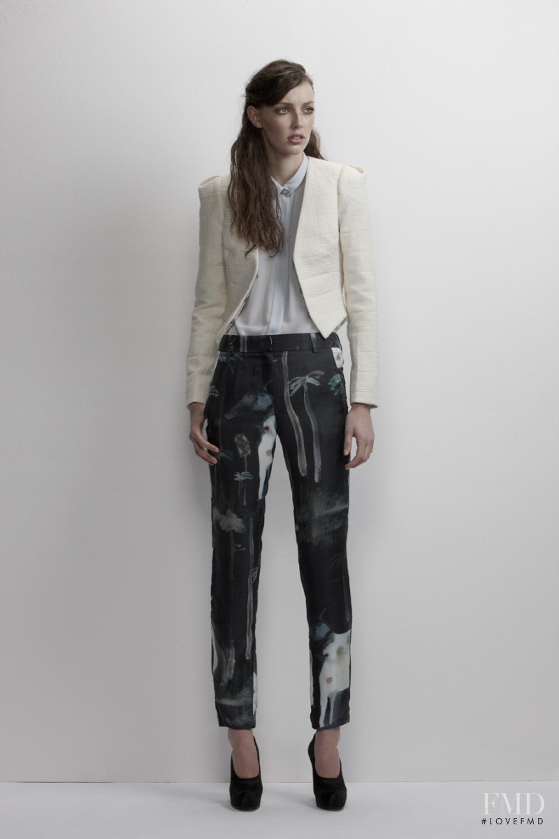 Kaila Hart featured in  the Therese Rawsthorne lookbook for Autumn/Winter 2012