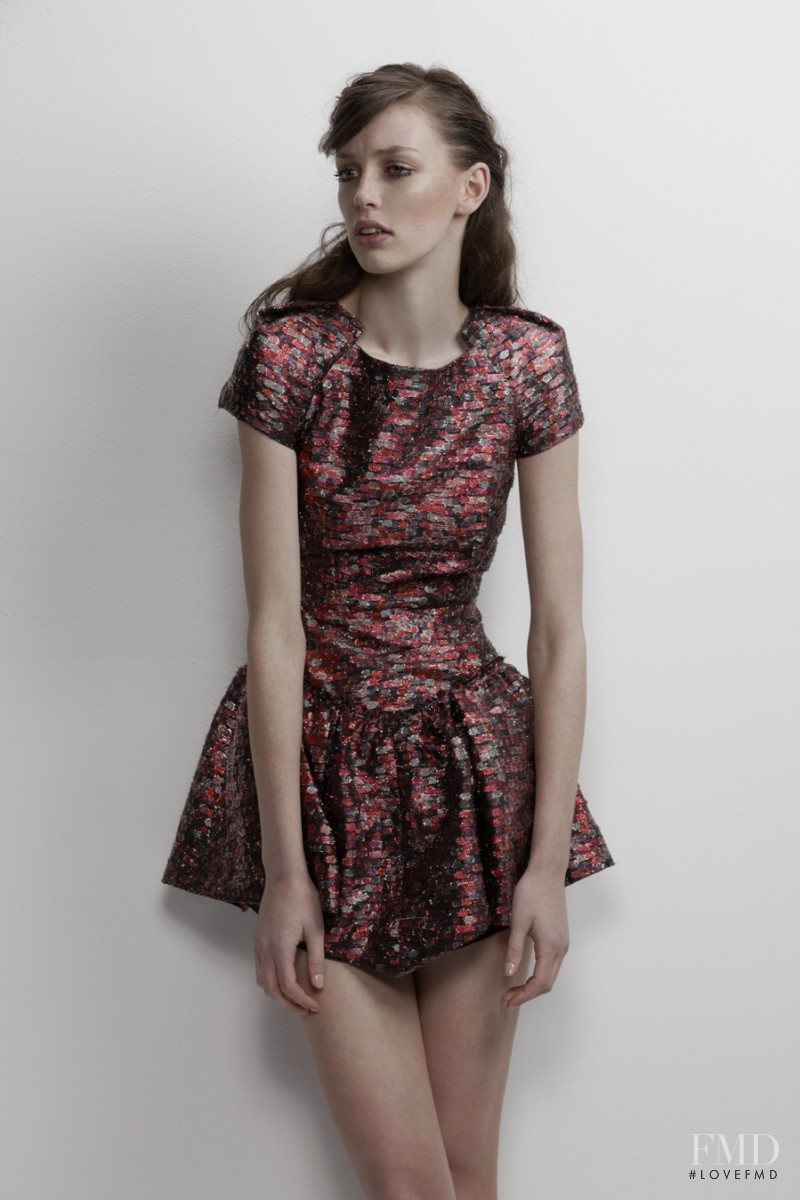 Kaila Hart featured in  the Therese Rawsthorne lookbook for Autumn/Winter 2012