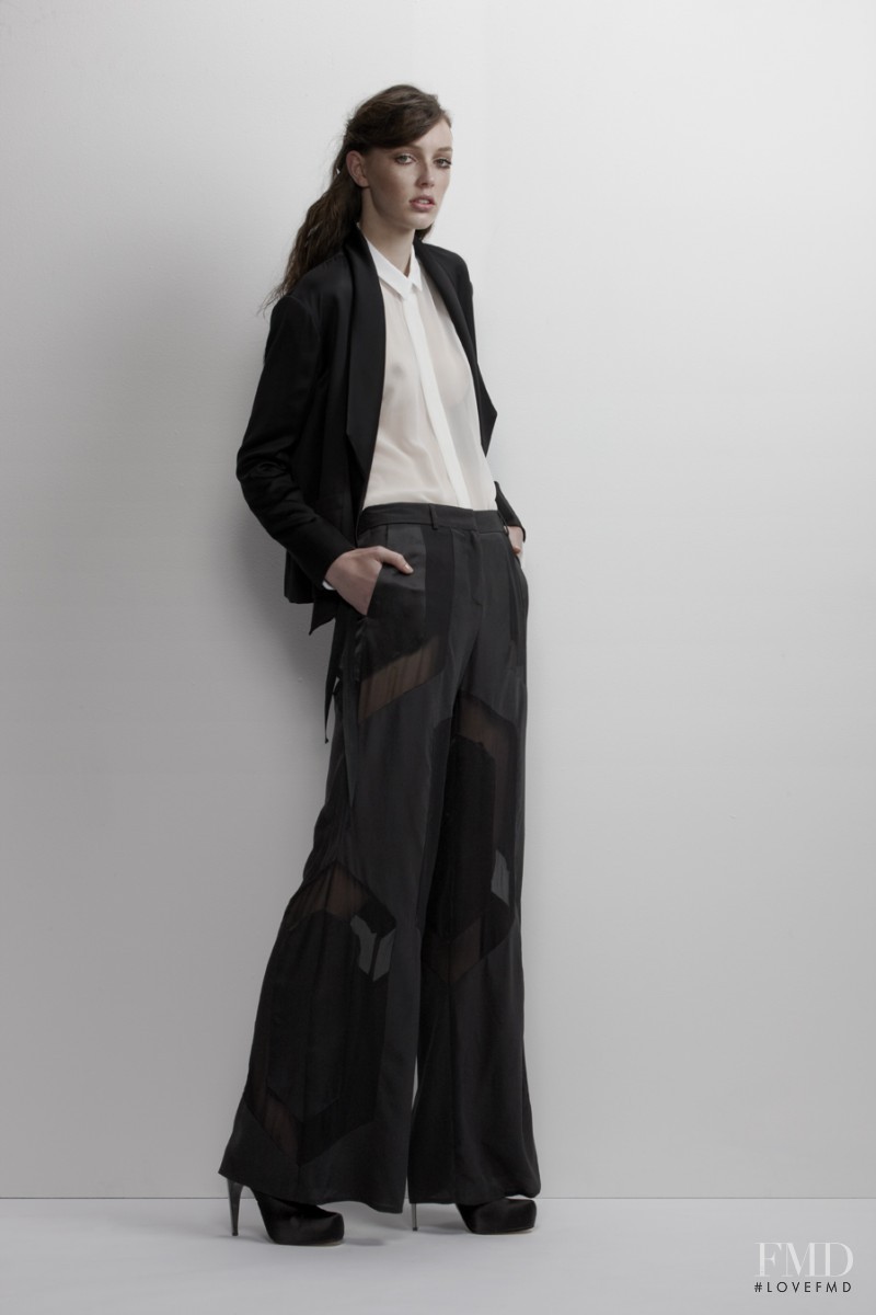 Kaila Hart featured in  the Therese Rawsthorne lookbook for Autumn/Winter 2012