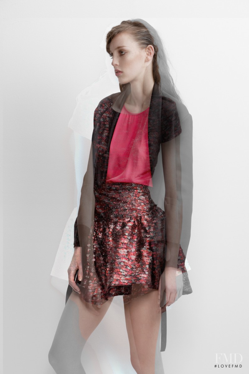 Kaila Hart featured in  the Therese Rawsthorne lookbook for Autumn/Winter 2012