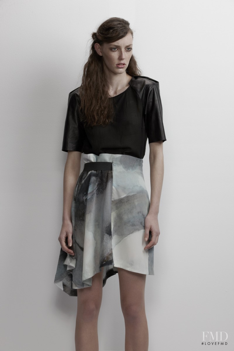 Kaila Hart featured in  the Therese Rawsthorne lookbook for Autumn/Winter 2012