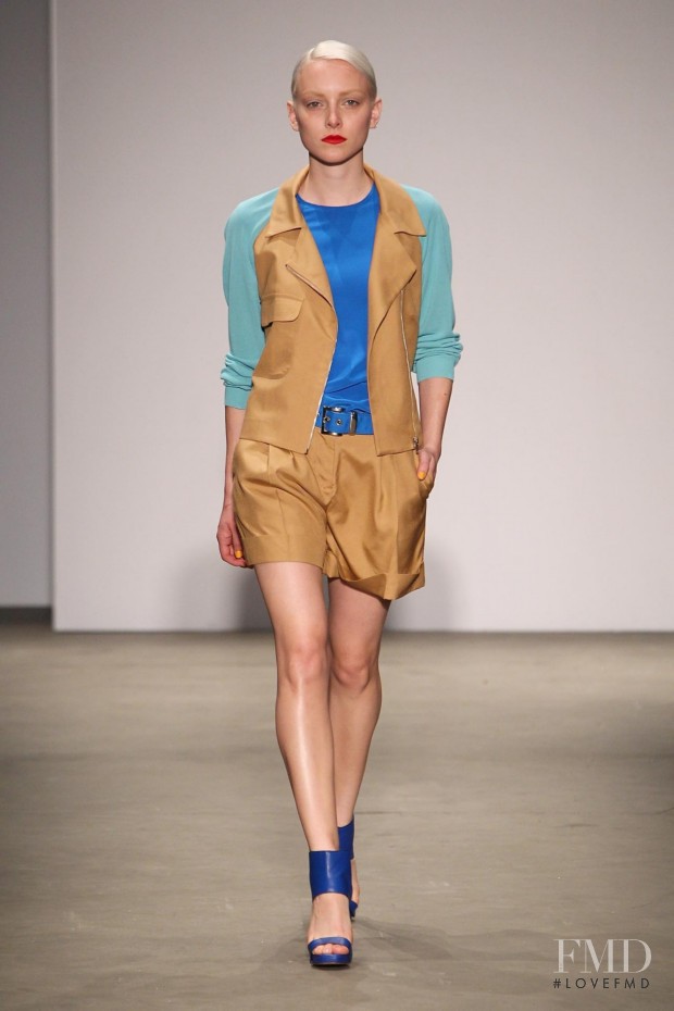 Ollie Henderson featured in  the Gary Bigeni fashion show for Spring/Summer 2013
