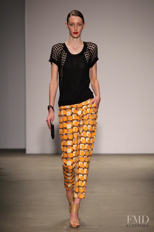 Kaila Hart featured in  the Gary Bigeni fashion show for Spring/Summer 2013