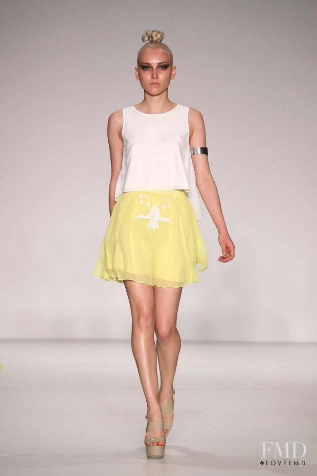 Ollie Henderson featured in  the Miss Unkon fashion show for Spring/Summer 2013