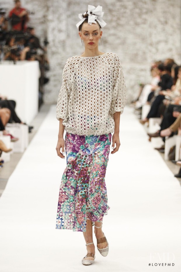 Kaila Hart featured in  the Zimmermann fashion show for Spring/Summer 2013