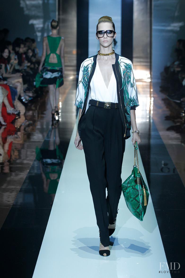 Alana Zimmer featured in  the Gucci fashion show for Spring/Summer 2012