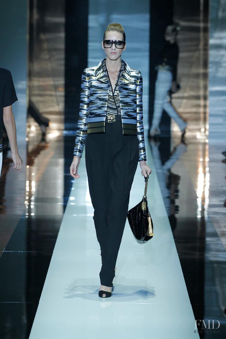 Iris Egbers featured in  the Gucci fashion show for Spring/Summer 2012