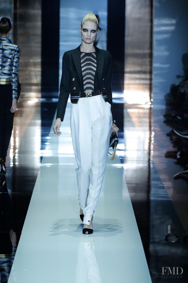Melissa Tammerijn featured in  the Gucci fashion show for Spring/Summer 2012
