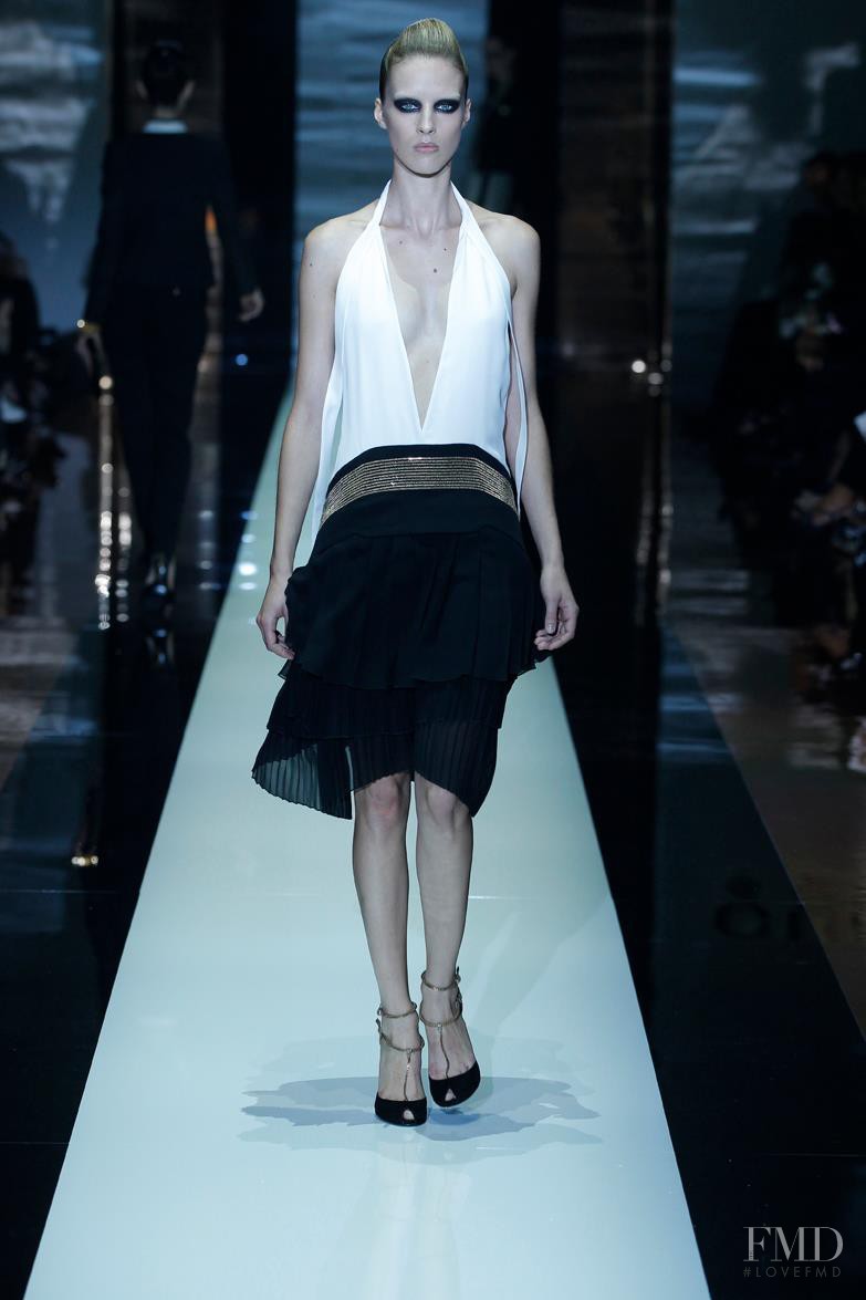 Julia Frauche featured in  the Gucci fashion show for Spring/Summer 2012