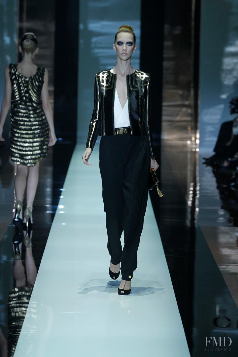 Alana Zimmer featured in  the Gucci fashion show for Spring/Summer 2012