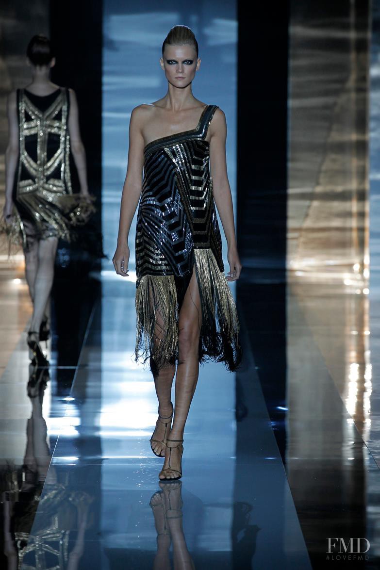 Kasia Struss featured in  the Gucci fashion show for Spring/Summer 2012