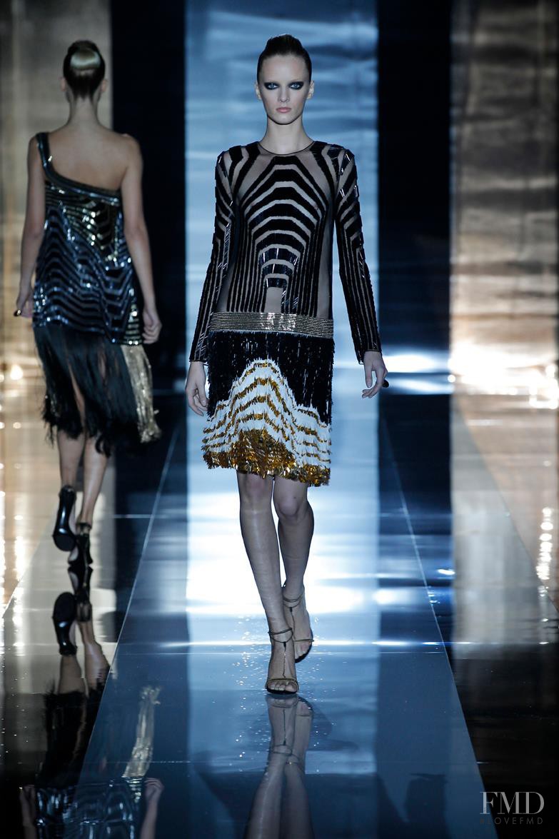 Daria Strokous featured in  the Gucci fashion show for Spring/Summer 2012