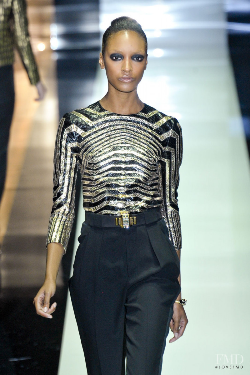 Jourdan Dunn featured in  the Gucci fashion show for Spring/Summer 2012