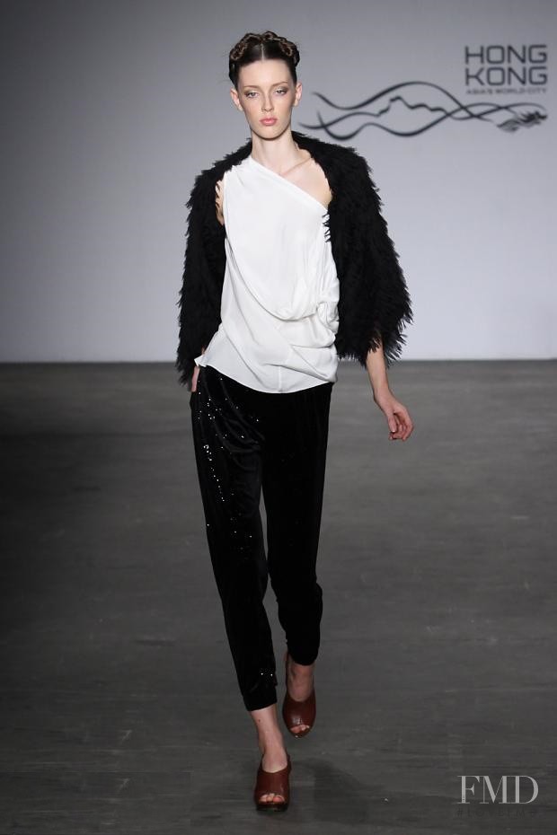 Kaila Hart featured in  the Hei Lau fashion show for Spring/Summer 2013