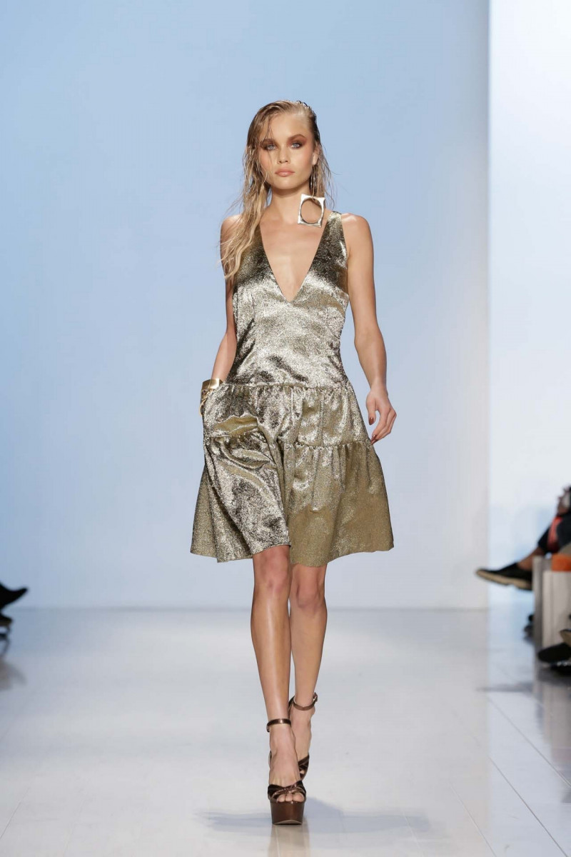 Brooke Perry featured in  the Jayson Brunsdon fashion show for Spring/Summer 2014