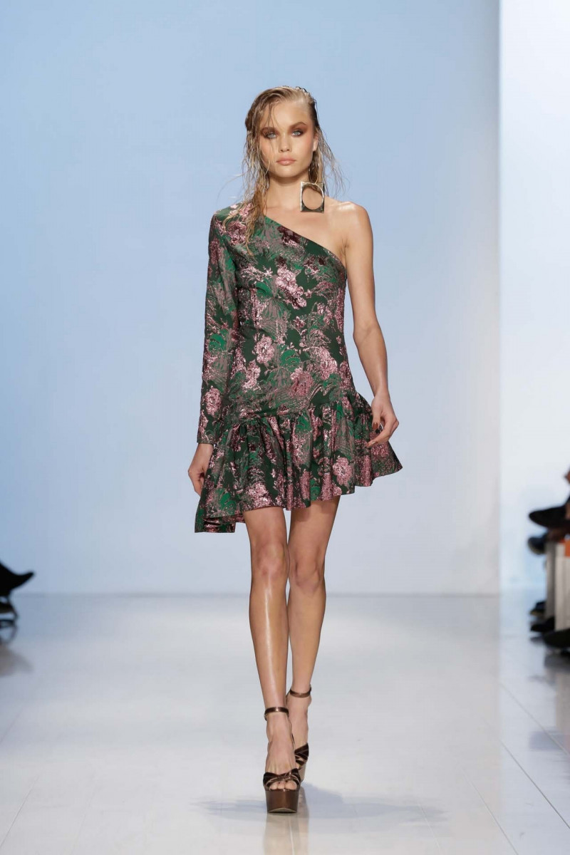 Brooke Perry featured in  the Jayson Brunsdon fashion show for Spring/Summer 2014