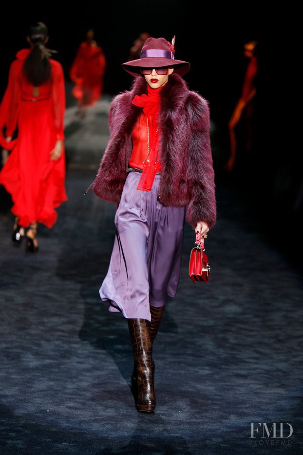 Daniela Alves featured in  the Gucci fashion show for Autumn/Winter 2011