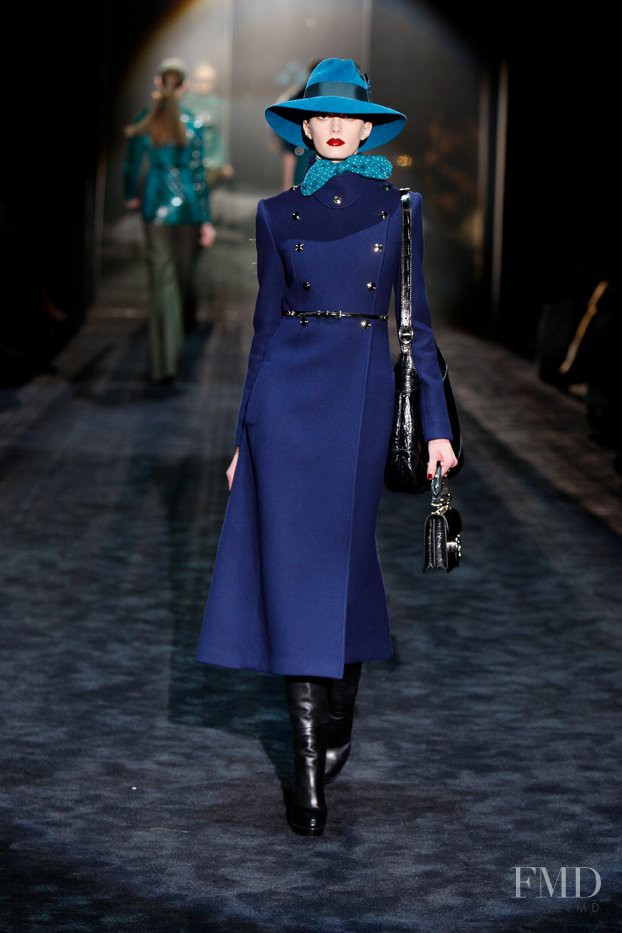 Sigrid Agren featured in  the Gucci fashion show for Autumn/Winter 2011