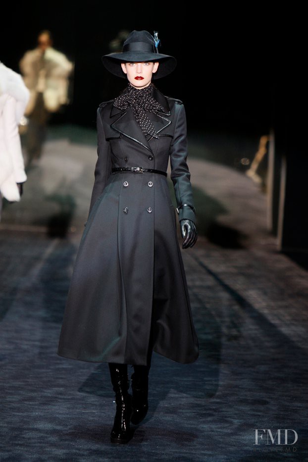 Kendra Spears featured in  the Gucci fashion show for Autumn/Winter 2011