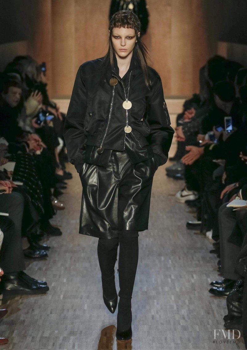 Vittoria Ceretti featured in  the Givenchy fashion show for Autumn/Winter 2016