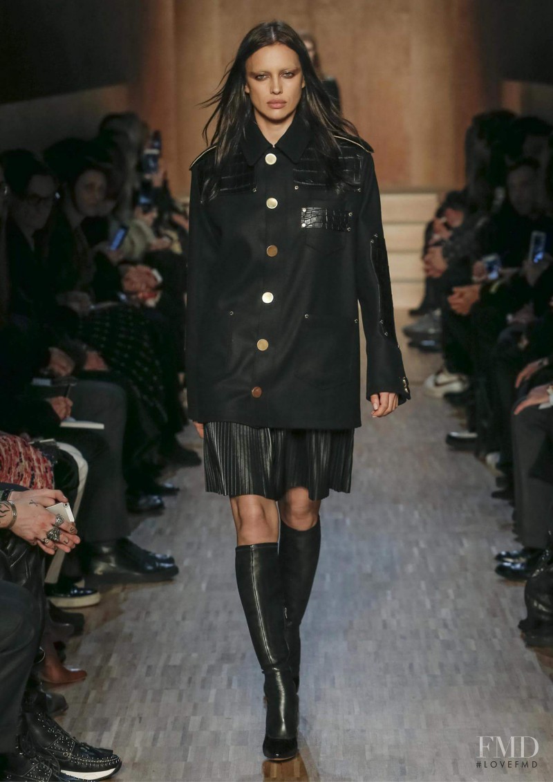 Irina Shayk featured in  the Givenchy fashion show for Autumn/Winter 2016