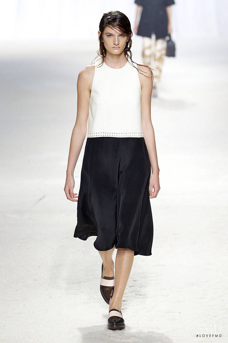Carly Moore featured in  the 3.1 Phillip Lim fashion show for Spring/Summer 2014